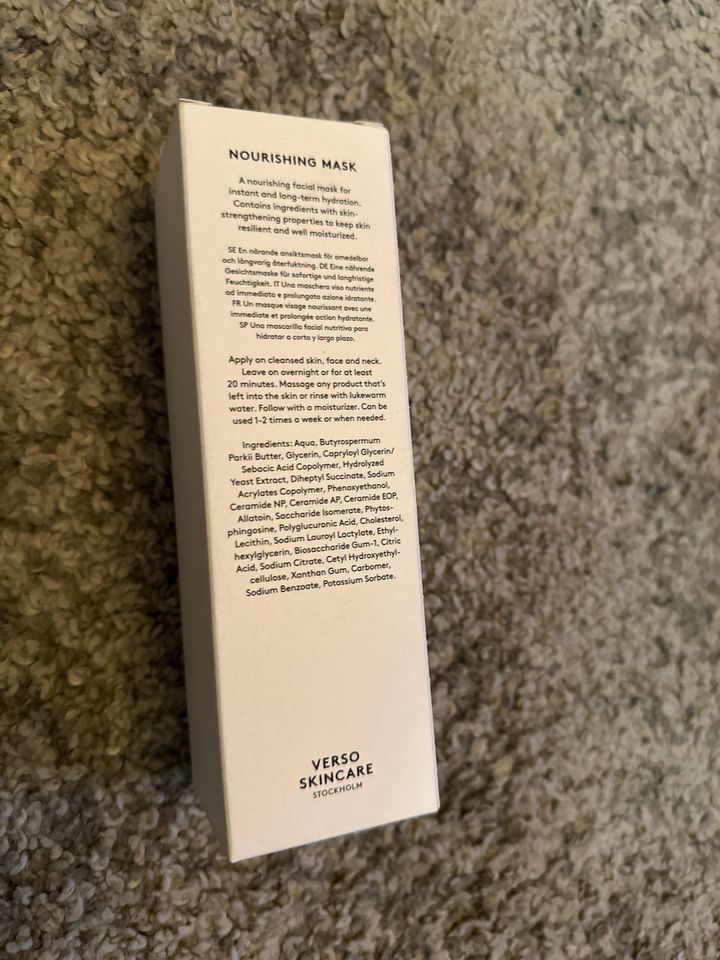 VERSO SKINCARE Nourishing Mask NEU (90€!) in München