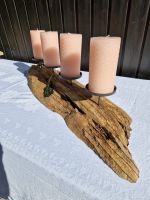 Treibholz vom Ammersee Kerzenhalter für Stumpenkerze Teelichtglas Bayern - Seefeld Vorschau