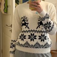 Primark Norweger Pullover weiß schwarz Gr. S Leipzig - Engelsdorf Vorschau