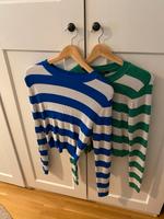 Cropped Pullover/ Langarmshirt Mavi gestreift Leipzig - Schönefeld-Abtnaundorf Vorschau