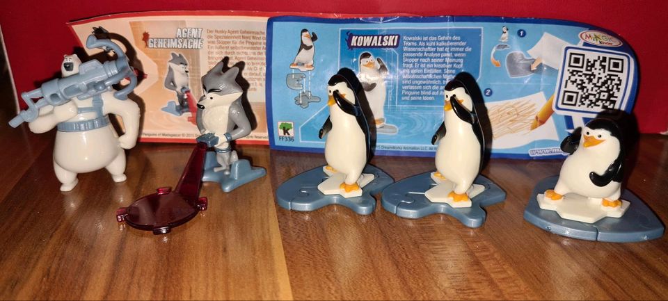 Ü-Ei Penguins of Madagascar - 2015 - 5 Figuren in Kemberg