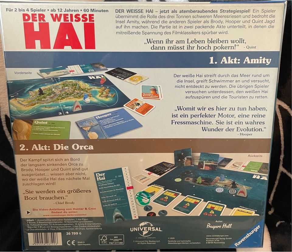 Der weiße Hai - Ravensburger - Brettspiel - Ovp in Norderstedt