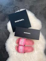 Diesel Slipper Pink / Weiß 39-40 Bayern - Marktheidenfeld Vorschau