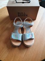 BullBoxer Sandalen Silber Klett Gr. 38 Düsseldorf - Unterbach Vorschau