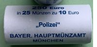 Tausche 10 Euro Rolle 2024 Polizei - suche A - gebe D und/oder J Münster (Westfalen) - Sentrup Vorschau