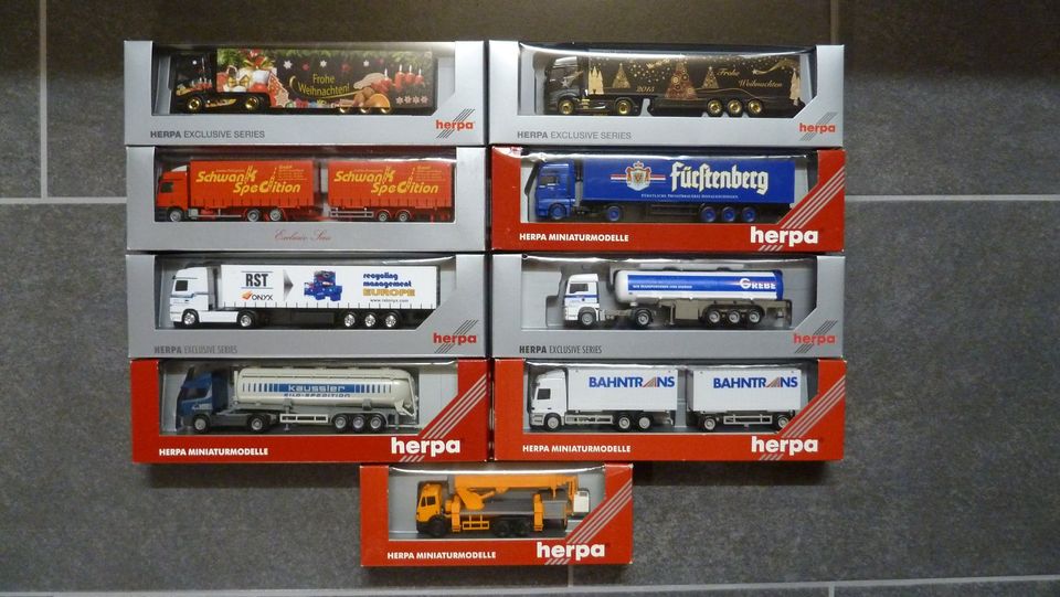 Von Herpa: Diverse LKW Modelle,NEU, zur Auswahl zu je 13,00€ in Schonungen