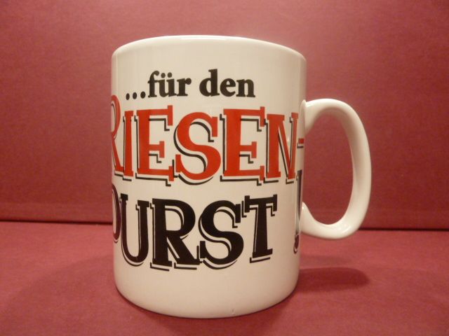 XXL Kaffee/ Tee Jumbo Becher mit Spruch....für den Riesen Durst ! in  Baden-Württemberg - Schwäbisch Gmünd | eBay Kleinanzeigen ist jetzt  Kleinanzeigen