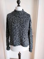 OPUS Pullover schwarz-weiß-meliert, Gr. 40 mit Wolle Hessen - Herborn Vorschau