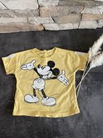 Mango Micky Maus T-Shirt,  used Optik, Gr.86 Hessen - Babenhausen Vorschau