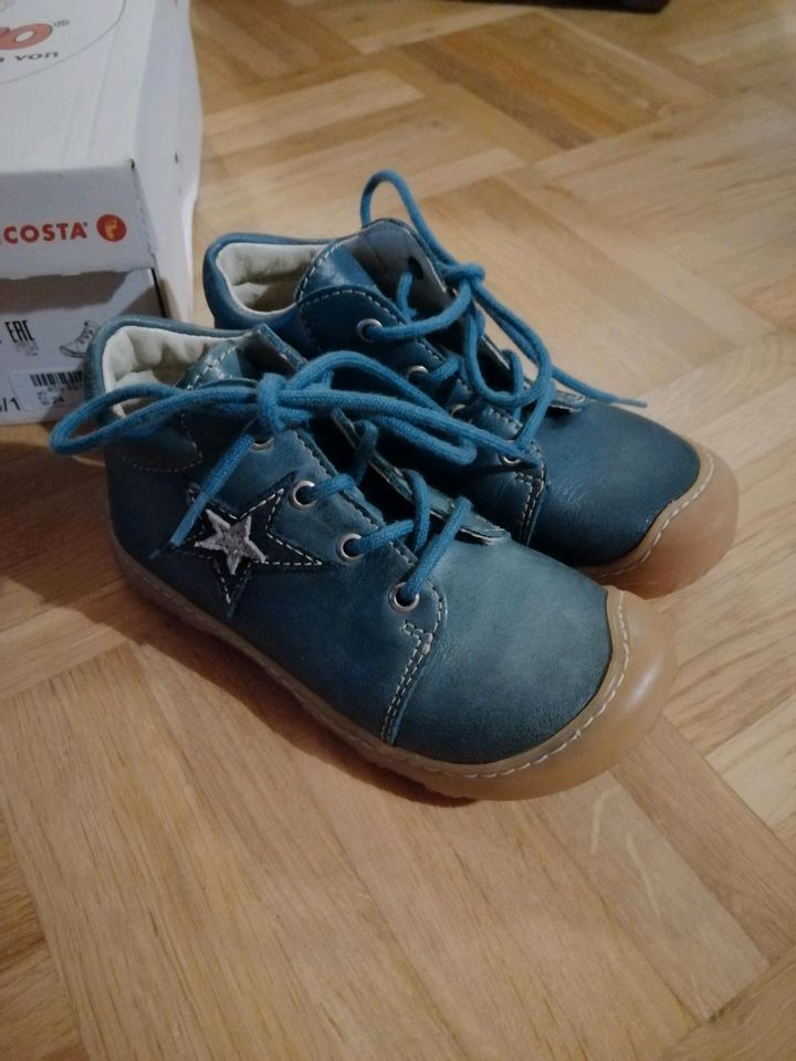 Ricosta Pepino Romy Gr 24 M, Lauflernschuhe, Leder, blau in Lehre