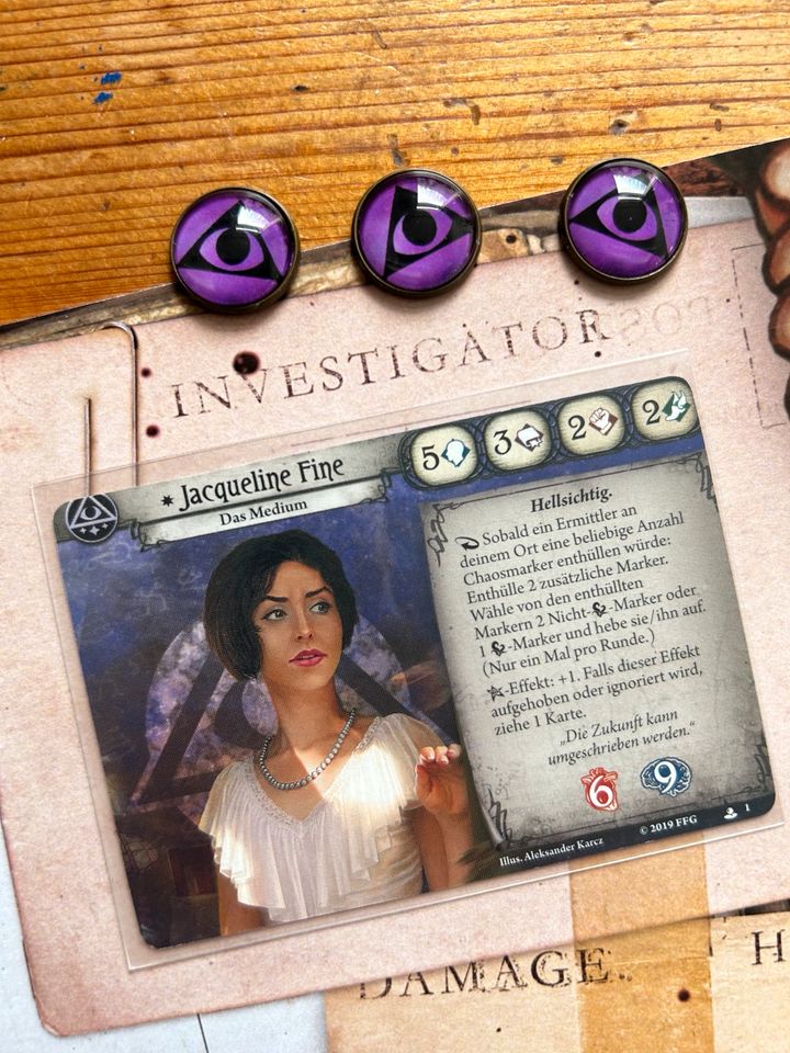 Actionmarker für Arkham Horror - Das Kartenspiel / LCG in Leipzig