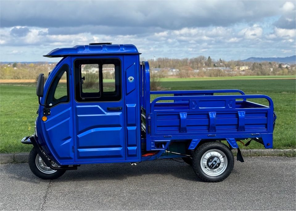 Kabinenroller Cargo Premium Elektro Pritsche 45 km/h 25 km/h Pickup ape in Dürnau