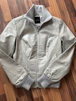 Lederjacke XS grau Bayern - Bindlach Vorschau
