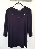 Ulla Popken Shirt 42/44 schwarz Strass-Steine Bergedorf - Hamburg Lohbrügge Vorschau