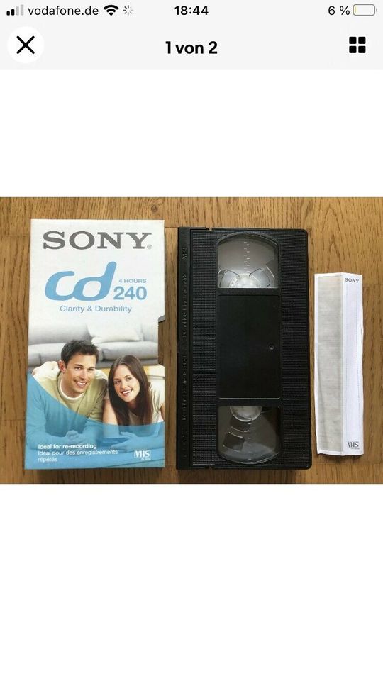 SONY cd 240 VHS Leerkassette in München
