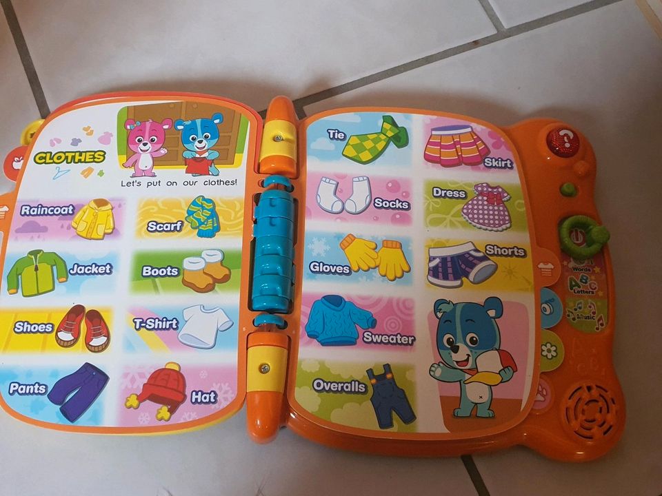 Vtech Buch Touch & Teach Word Book Musikbuch in Schwegenheim