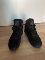 Nike Air Jordan Retro 4 black cat schwarz Sneaker 46 Bayern - Gottfrieding Vorschau