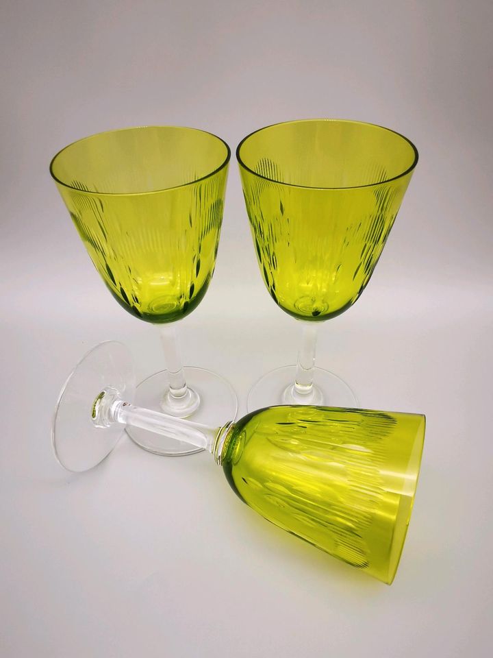 3x Baccarat Molière Moliere Römer-Gläser Wasserglas Weingläser in Herne