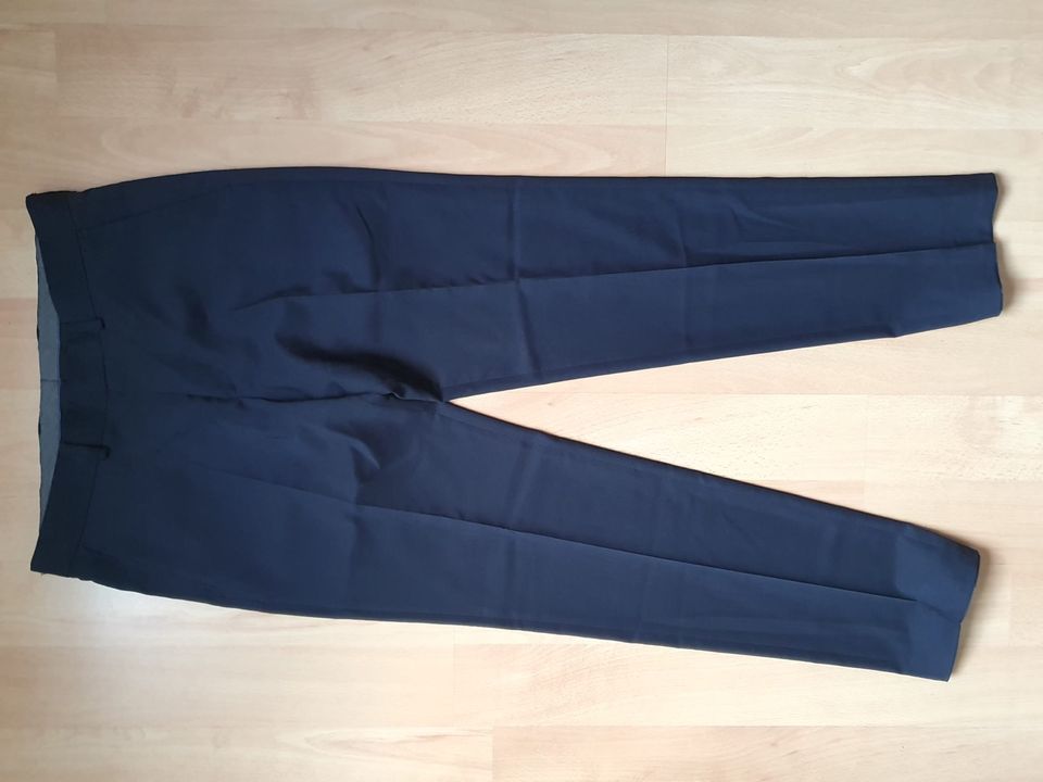 Anzug S.Oliver slim fit dunkelblau Sakko + Anzughose, Größe 48/46 in Scheuring