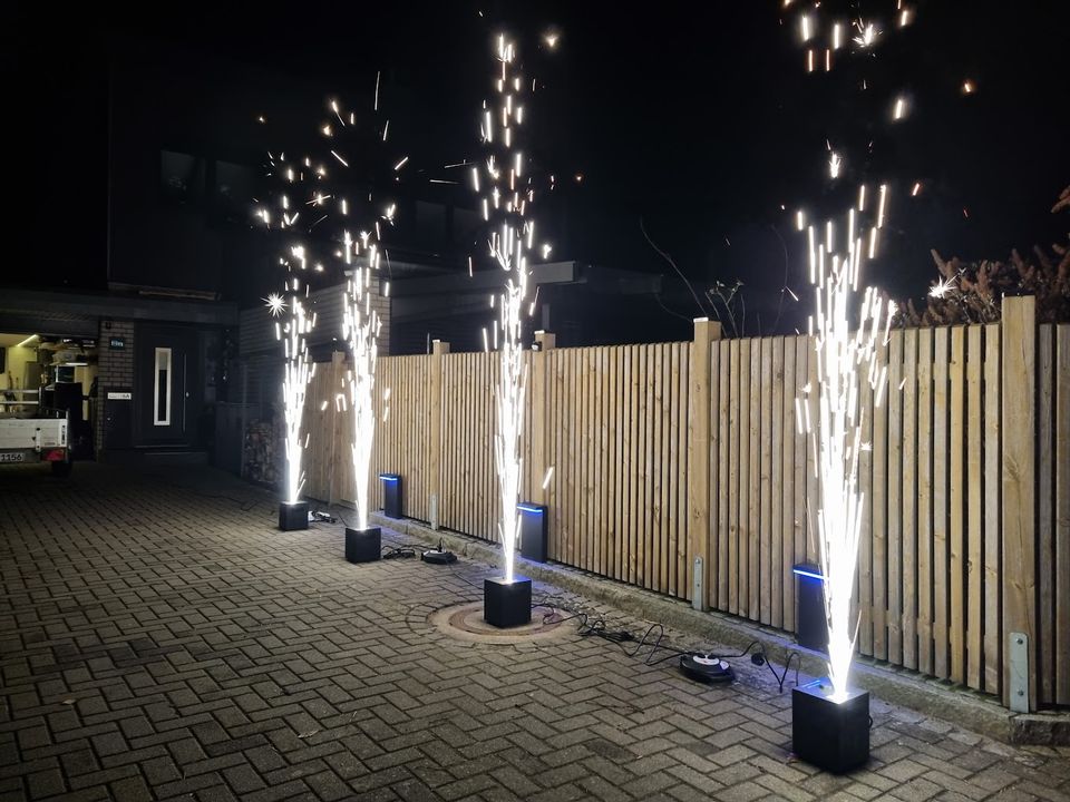 Fontäne Hochzeit Verlobung Feier Bodennebel Sparkular Effekt in Burgdorf