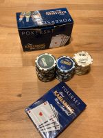 Karlsberg kleines Poker Set. Chips und Plastik Karten Nordrhein-Westfalen - Bergisch Gladbach Vorschau