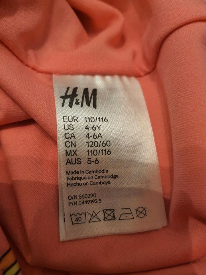 Badeanzug von H&M, Gr.110-116 in Warendorf