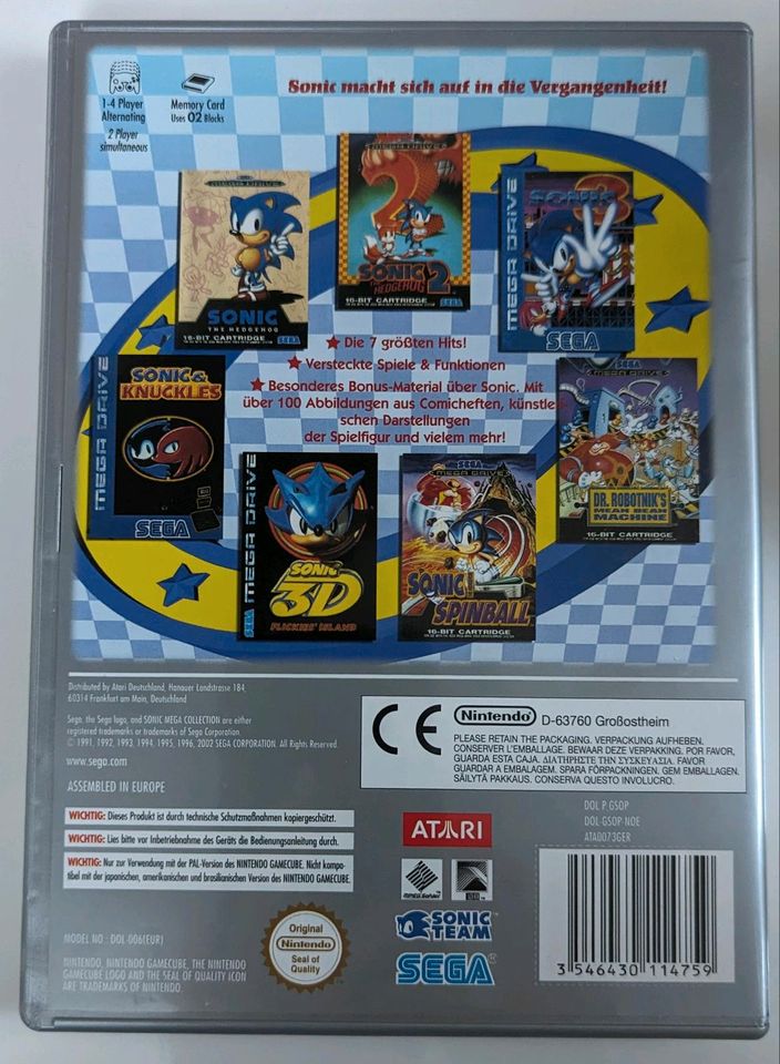 GameCube Spiel Sonic Mega Collection Plus in Rosenheim