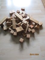 Große Holzbausteine , Holzbauklötze  ( naturbelassen ) 6x4x4 cm Nordrhein-Westfalen - Harsewinkel Vorschau