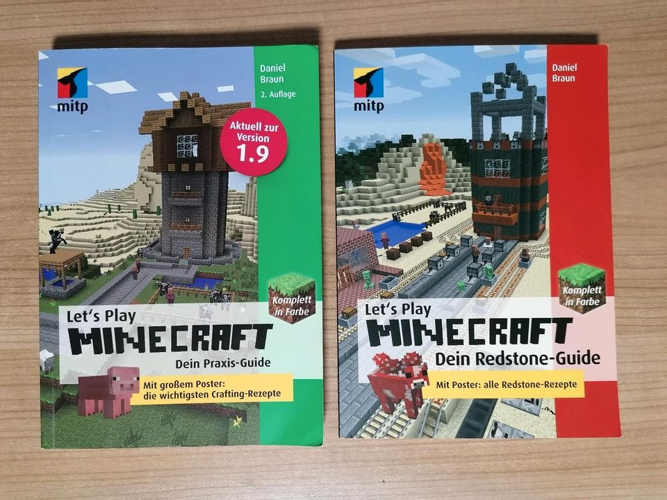 Minecraft Fachbuch 2 Stück in Wiesbaden