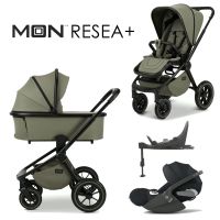 Moon RESEA+ - 4in1 Kinderwagen-Set - Moss Green - inkl. Babywanne + Sportsitz + Cybex Cloud T i-Size + Base T + XXL-Zubehörpaket - NEU Hessen - Fulda Vorschau