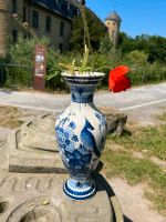 Vase Delf groß blau Blumen Vogel Holland Nordrhein-Westfalen - Datteln Vorschau