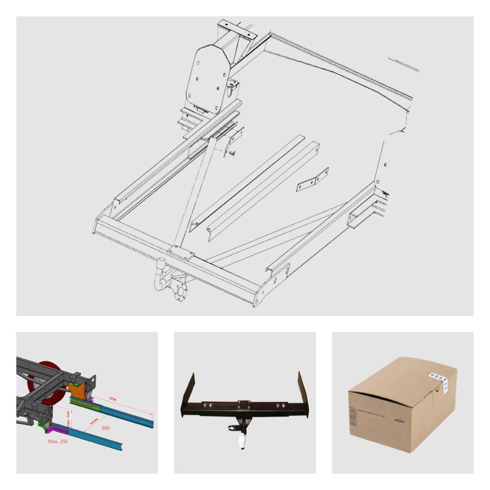 Anhängerkupplung AHK inkl. Rahmenverlängerung Fiat Ducato 280 in Melle