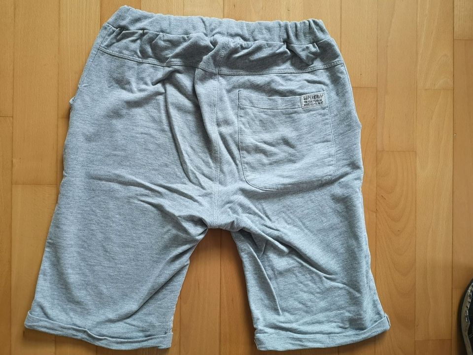 Regular fit Shorts, basic needs by name it, Gr. 158, grau-meliert in Auerbach