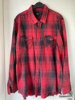 Zara Man Herren Hemd kariert slim fit schwarz rot neuw. Bayern - Kösching Vorschau