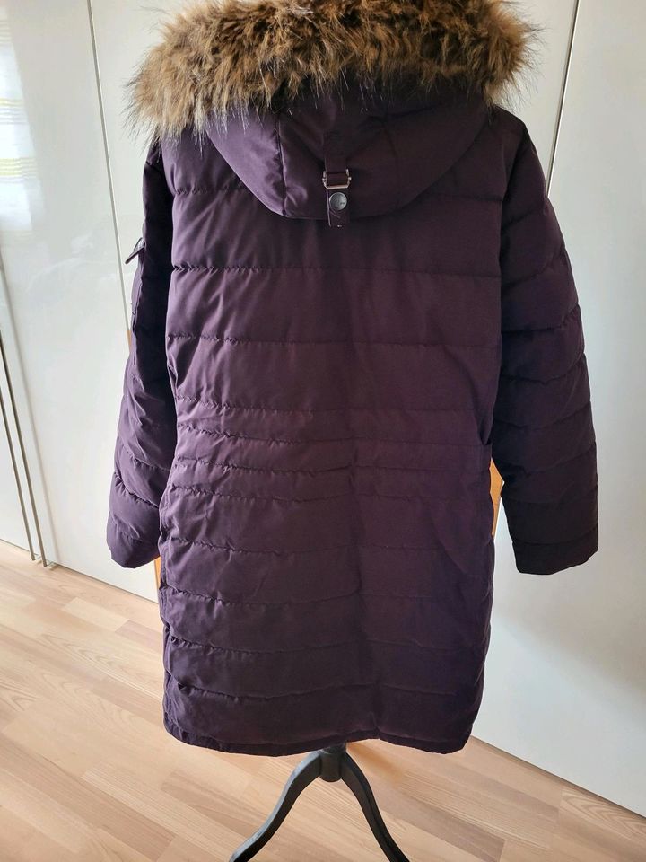 Damen Stoy Parka Winterjacke Jacke Mantel Gr. 56 aubergine in Ehingen (Donau)