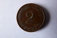 2 Pfennig Münze 1964 J, Bundesrepublik Deutschland, DM, BRD Aachen - Aachen-Mitte Vorschau