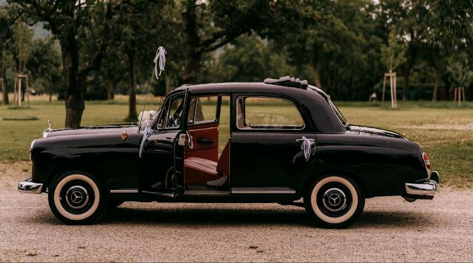 Hochzeitsauto | Brautauto | Oldtimer mieten | Chauffeurservice in Bühl