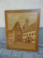 altes Bild Wandbild Intarsien Holzbild Jesuitenplatz Koblenz Sachsen - Roßwein Vorschau