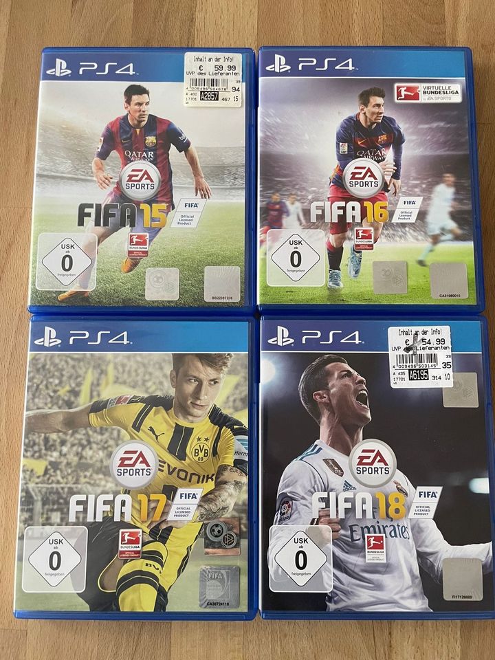 Playstation ~ PS4 Spiele ~ Fifa 15 - 18 in Ismaning