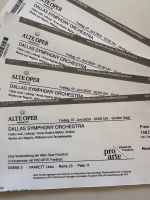 4 Tickets für die Dallas Symphony Orchestra in FFM Frankfurt am Main - Innenstadt Vorschau