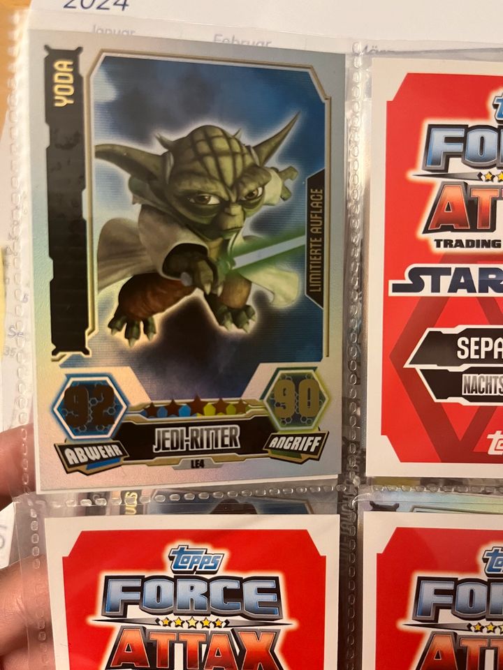 Star Wars Force Attax Serie 3 Clone Wars (komplett) in Preetz