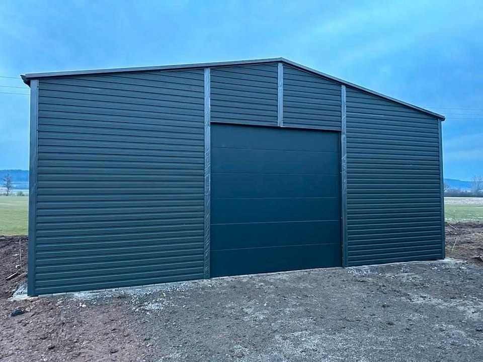 Leichtbauhalle Fertiggarage Carport für Wohnmobil 10m x9m in Bad Wurzach