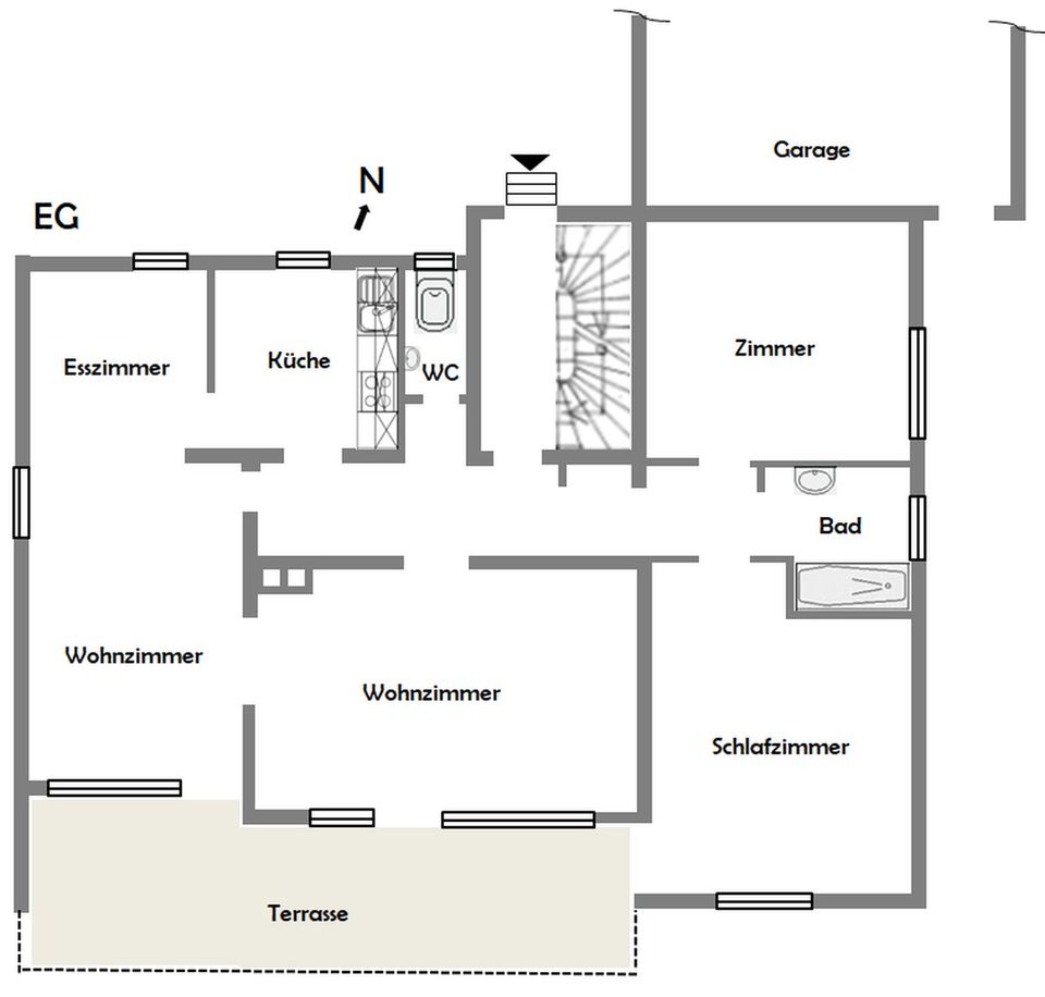 Mehrfamilienhaus in Bad Waldsee mit Kaufoption für Grundstücke 2 x 380 qm in Bad Waldsee