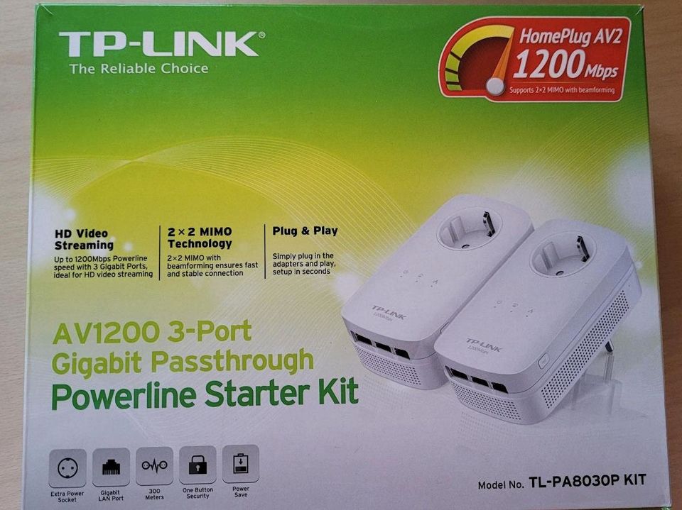 2 x TP-Link AV1200 - Vollständig mit OVP, Preis pro Set in Elmshorn