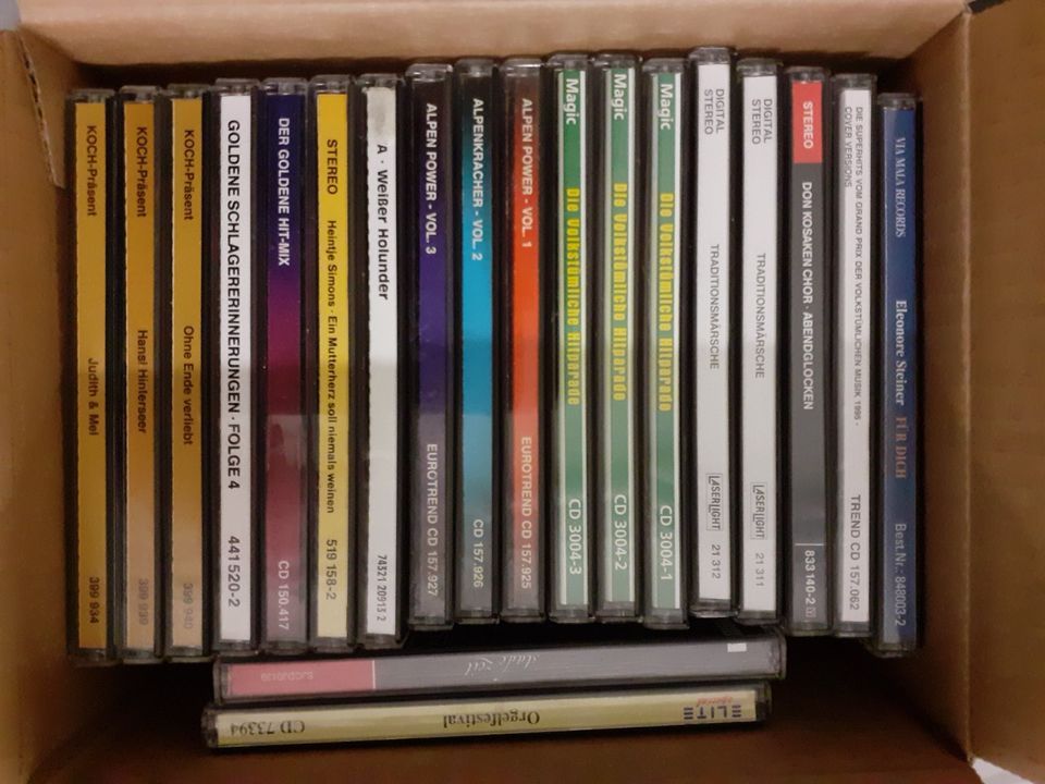 20 CDs nur Volksmusik, volkstümliche Musik CD kpl. 5 EUR in Regensburg