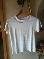 Shirt, Größe XS, Bershka, weiß Saarland - Bexbach Vorschau