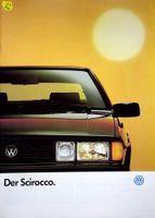 VW Scirocco Prospekt 09/1989 Dresden - Reick Vorschau