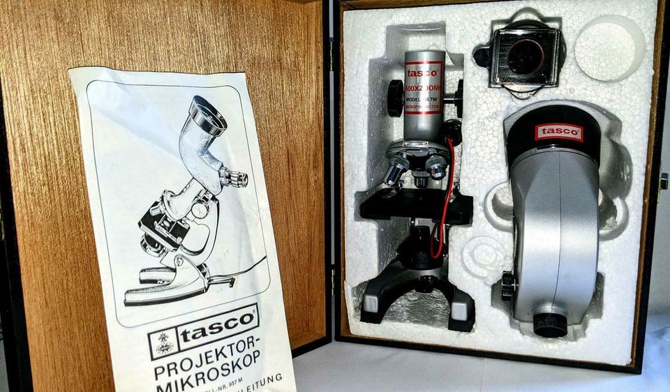 "Mikroskop" "Tasco" Projektor Mikroskop" mit Koffer und Anleitung in Langenfeld Eifel
