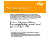 Business Development Manager Energieprodukte Wohnungswirtschaft u Sachsen-Anhalt - Bitterfeld Vorschau