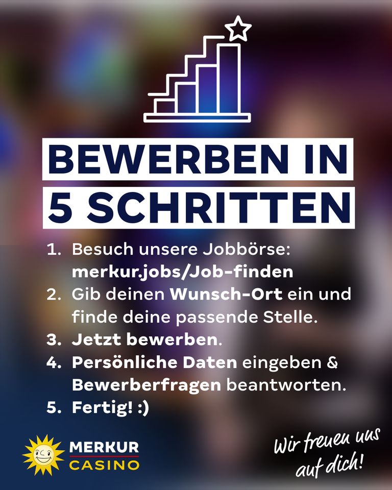 Servicekraft / Spielhallenaufsicht (m/w/d) bei MERKUR CASINO in Osnabrück in Osnabrück